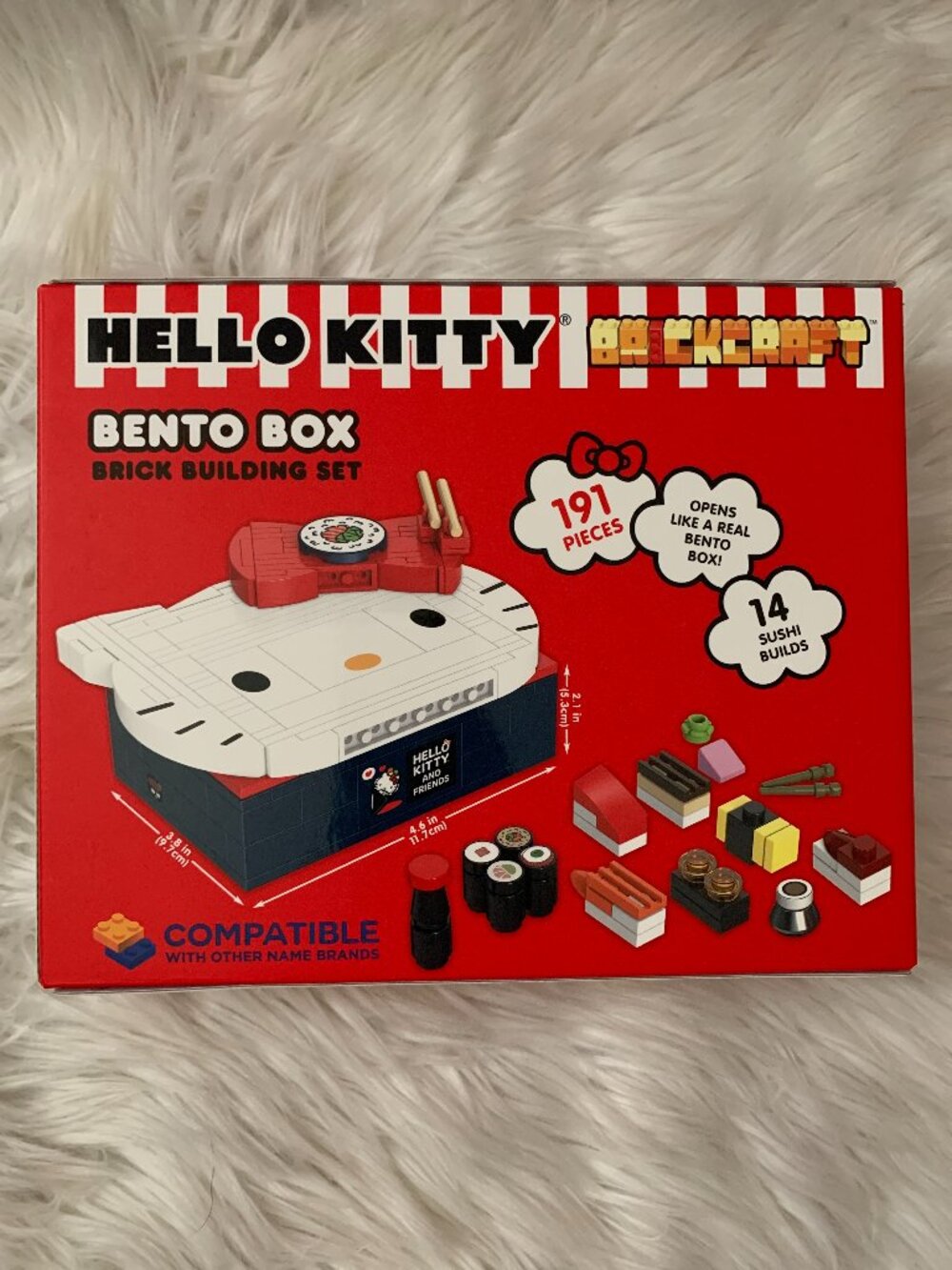 BRICKCRAFT Hello Kitty Bento Box Building Set